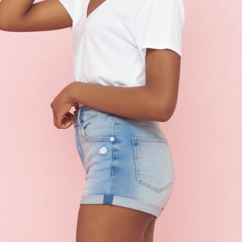 ⭐️Retro Super Soft Distressed Jean Shorts